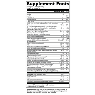 FIT Food Lean Complete, Sugar & Stevia - Free